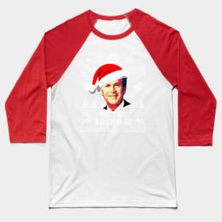 George Busg Merry Bushmas Baseball T-Shirt